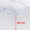 750GSM Memory Resistant Microball Fill Mattress Topper Super King