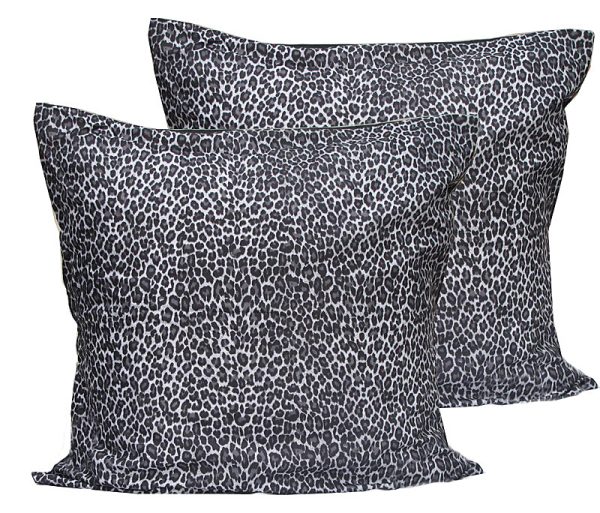 2 Pce LEOPARD European Pillowcase