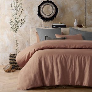 Hazelnut 100% Hemp Quilt Cover Set King