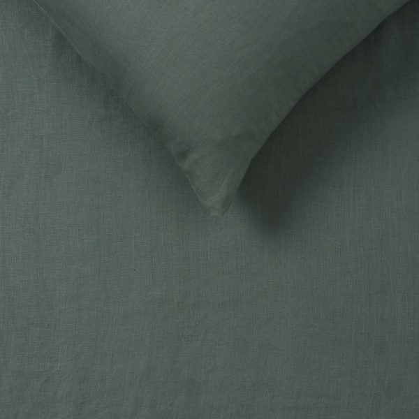 Sea Green 100% Hemp Quilt Cover Set King