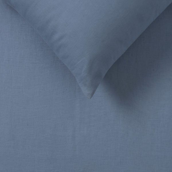 Sky Blue 100% Hemp Quilt Cover Set King