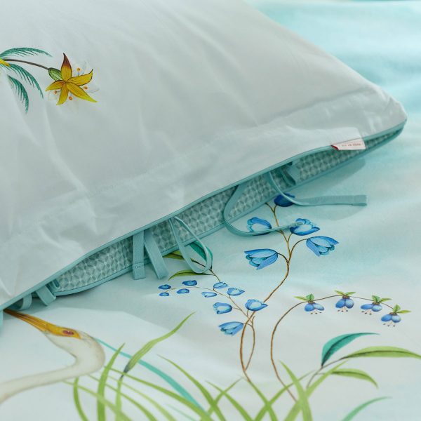 Jolie White Cotton Quilt Cover Set Super King