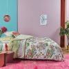 Line Flower Cotton Sateen Quilt Cover Set King