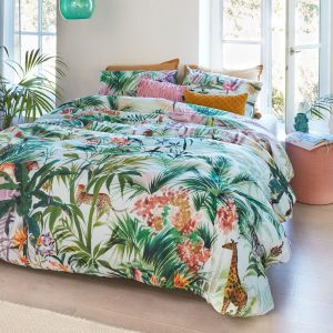 Paradise Lost Multi Cotton Quilt Cover Set King