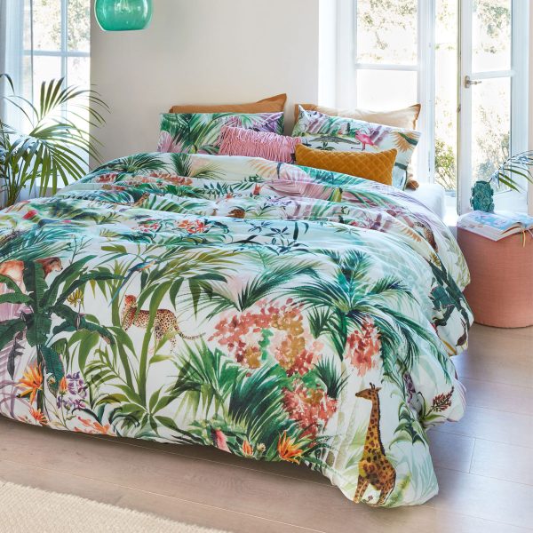 Paradise Lost Multi Cotton Quilt Cover Set Queen