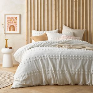 Sanc Sovci Natural Cotton Quilt Cover Set King