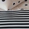 Stripe and Eye Natural Cotton Quilt Cover Set King