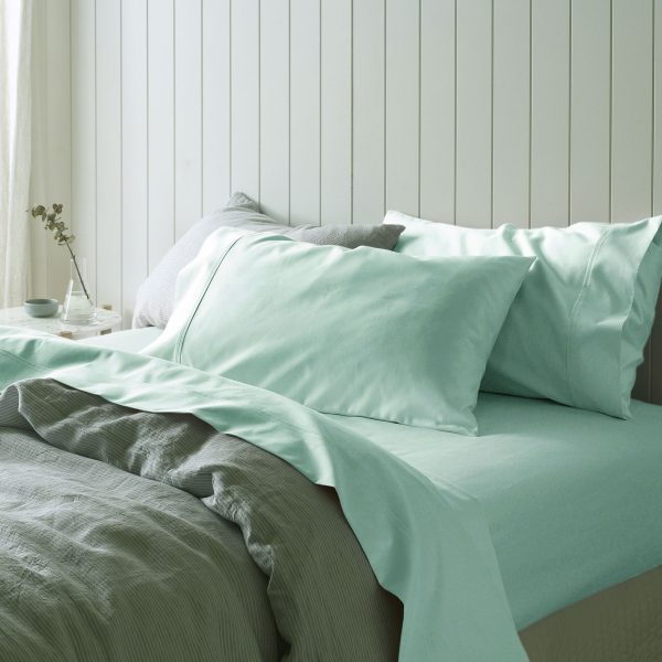 1000TC Cotton Sateen Sheet Set Mint King