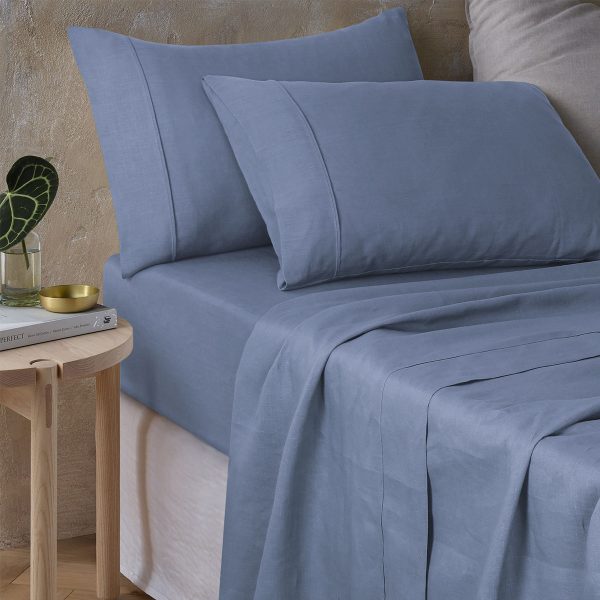 Sky Blue 100% Hemp Sheet Set King