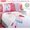 Rose Garden 250TC Love Heart Fairy Quilt Cover Set Single