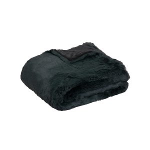 J.Elliot Home Arlo Faux Fur Throw – Charcoal