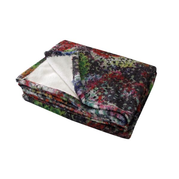 Multi Impression Polar Fleece Throw Rug 130 x 160 cm