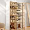 Cubes Storage Folding Shoe Cabinet – 1 Column & 5 Grids & 3 Door