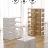 Cubes Storage Folding Shoe Cabinet – 1 Column & 5 Grids & 3 Door