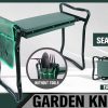 HORUSDY Garden Kneeler Bench Foldable Stool Knee Soft Pad Seat with Tool Pouch