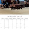 Abandoned 2024 Square Wall Calendar 16 Month Art Planner Christmas New Year Gift