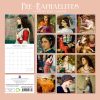 Pre-Raphaelites – 2024 Square Wall Calendar 16 Months Arts Planner New Year Gift