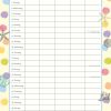 By the Sea Family Organiser – 2024 Square Wall Calendar 16 Months School Planner