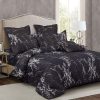 Black Marble Duvet Doona Quilt Cover Set – DOUBLE