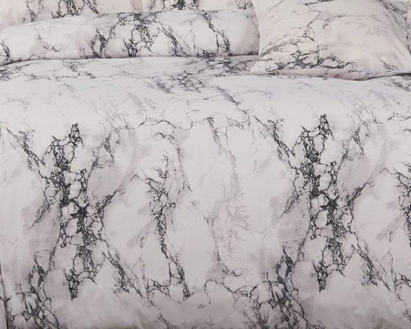 Marble Duvet Doona Quilt Cover Set – DOUBLE