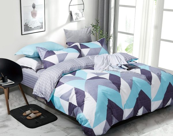 Kian Duvet Doona Quilt Cover Set – DOUBLE