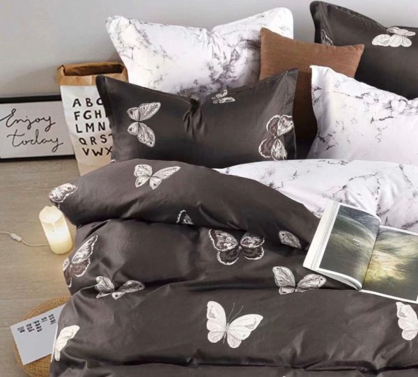 Butterfly Quilt/Doona/Duvet Cover Set – KING