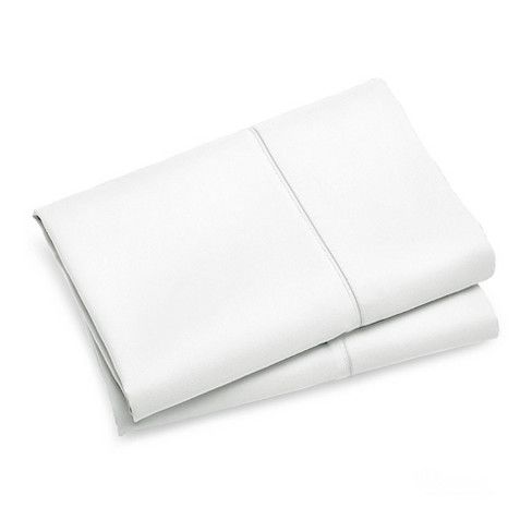 1000TC Premium Ultra Soft Standrad size Pillowcases 2-Pack – White