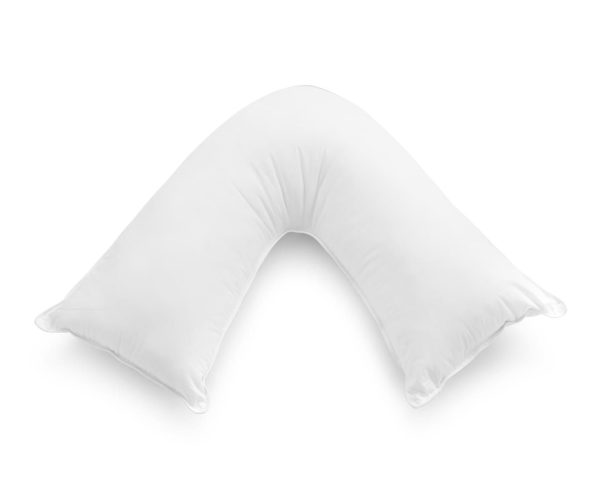 1000TC Premium Ultra Soft V SHAPE Pillowcase – White