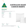 Twin Pack 45x45cm Aus Made Hotel Cushion Inserts Premium Memory Resistant Filling