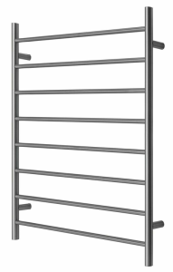 Premium Gunmetal Towel Rack – 8 Bars, Round Design, AU Standard, 1000x850mm Wide