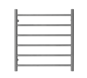 Premium Gunmetal  Towel Rack – 6 Bars, Round Design, AU Standard, 650x620mm Wide