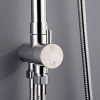 2023 Brushed Nickel Solid Stainless Steel 304 made shower set w diverter 200 mm head sprayer hand held head Suit Outdoor