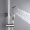 2023 Brushed Nickel Solid Stainless Steel 304 made shower set w diverter 200 mm head sprayer hand held head Suit Outdoor