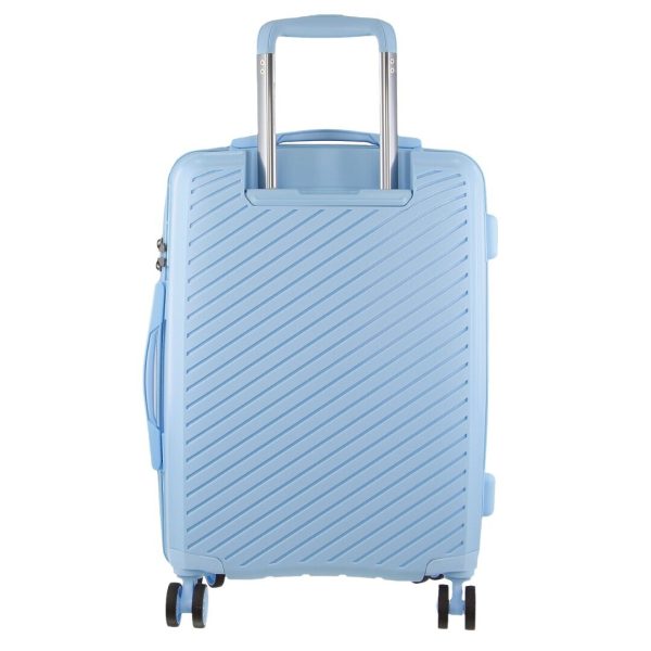 Cardin Inspired Milleni Cabin Luggage Bag Travel Carry On Suitcase 54cm (39L) – Blue