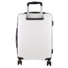 Cardin Inspired Milleni Cabin Luggage Bag Travel Carry On Suitcase 54cm (39L) – White