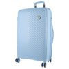 Cardin Inspired Milleni Checked Luggage Bag Travel Carry On Suitcase 75cm (124L) – Blue