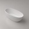 Medium Size Oval Shaped Cast stone – Solid Surface Bath 1700mm Length