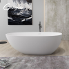 Medium Size Egg Shaped Cast stone – Solid Surface Bath 1600mm length