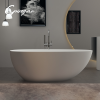 Medium Size Egg Shaped Cast stone – Solid Surface Bath 1600mm length