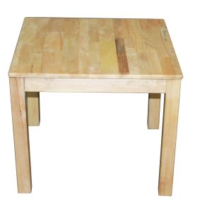 Rubberwood Square Table