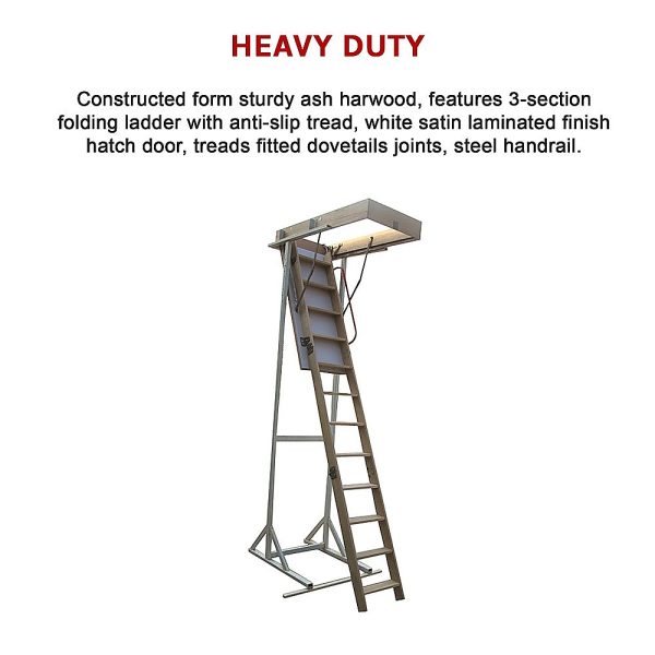 Ash Hardwood Attic Loft Ladder