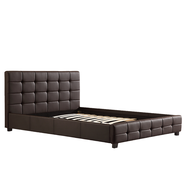 Arrow PU Leather Deluxe Bed Frame