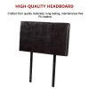 PU Leather Headboard Bedhead – SINGLE, Brown