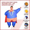 Super Hero Fancy Dress Inflatable Suit – Fan Operated Costume