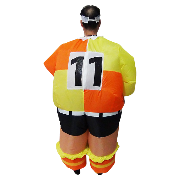 FOOTBALL Fancy Dress Inflatable Suit -Fan Operated Costume