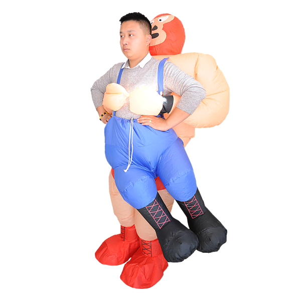 WRESTLER Fancy Dress Inflatable Suit -Fan Operated Costume