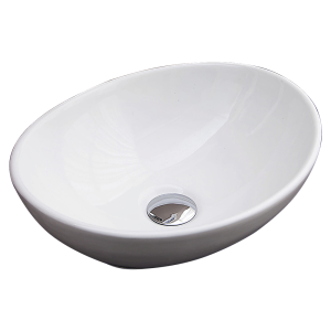 Above Counter Bathroom Vanity Ceramic Basin – Oval