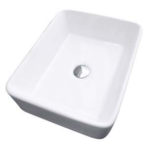 Above Counter Bathroom Vanity Ceramic Basin – Square