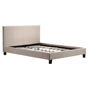 Netley Fabric Bed Frame – QUEEN, Beige