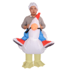 CHICKEN Fancy Dress Inflatable Suit – Fan Operated Costume